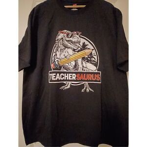 Teachersaurus Rex Men's T-shirt size XL